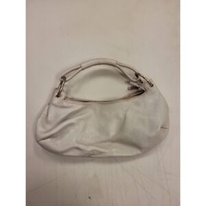 Hobo International Gray Leather Shoulder Bag Purse‎ Designer Handbag Women